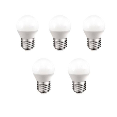 Pack 5 Light bulbs led A2BC 6W E27 (3000ºK)