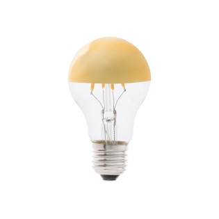 Bombilla LED E27 Espejo Oro (4W)