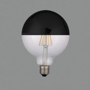 LED Bulb E27 Deco Globe Black (6W)