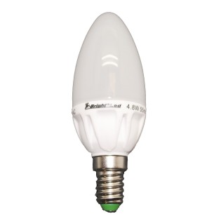 Bombilla LED Vela cerámica E14 luz fría (5.2W)