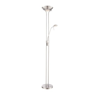 LED Floor Lamp Olimpia Níckel (18W+5W)