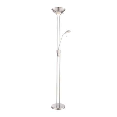 LED-Stehleuchte Olimpia II Nickel (18W+5W)