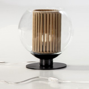 Lámpara de mesa Bola Cuerda 25