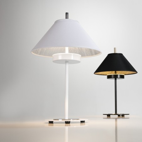 Lámpara de pie LED Rila Blanco/Plata (15W)