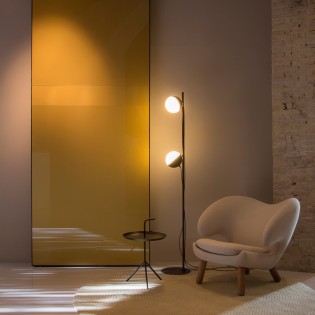 LED Floor Lamp Half (2 lights)