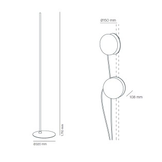 Floor Lamp Knock (2 lights)