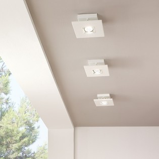 Plafon 1 Luz Blanco Polifemo