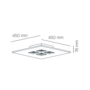 copy of Ceiling Flush Light Polifemo