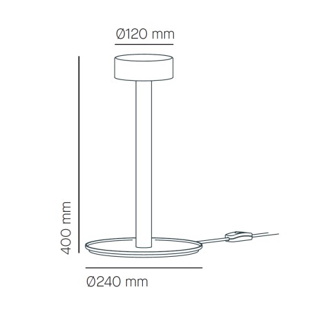 LED Table lamp Peak Lane (12W)