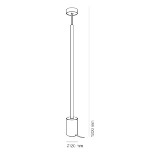 LED floor lamp Peak 132 (15W)