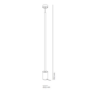 LED floor lamp Peak 170 (15W)
