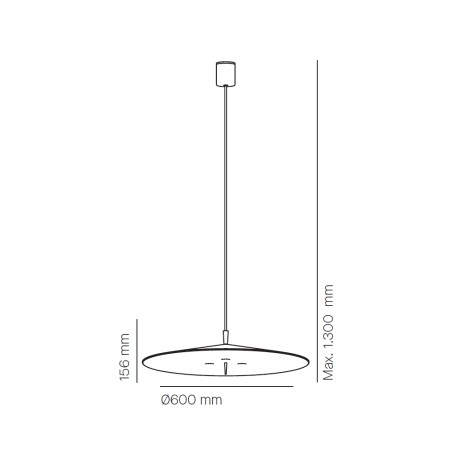 Hanging light LED Pla (33W)