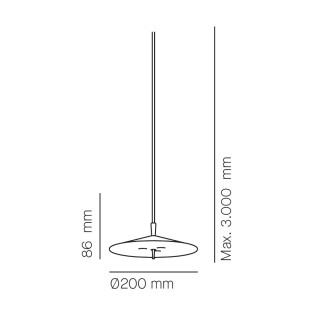 copy of Pla LED-Pendelleuchte (21W)