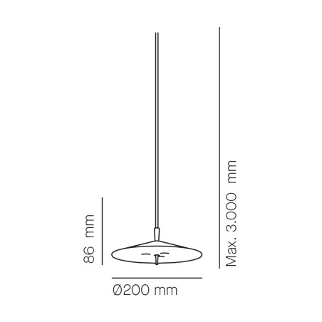 Pendant Lamp LED Pla (15W)