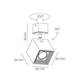 LED Wall Lamp Dau (12.7W)