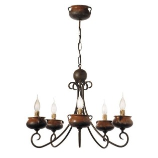 Handgefertigte Topf-Lampe...