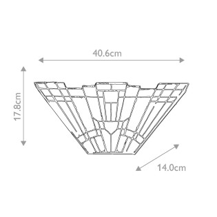 Wall lamp Tiffany Inglenook