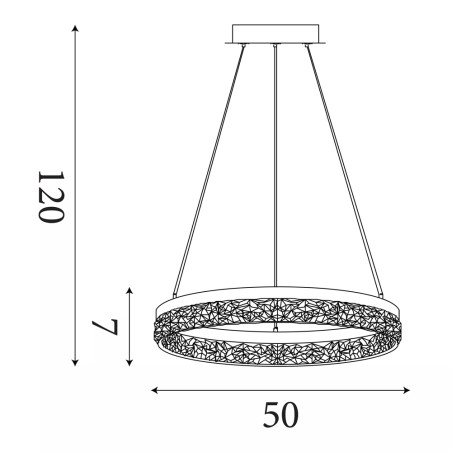LED Pendant Lamp Madeleine (25W)