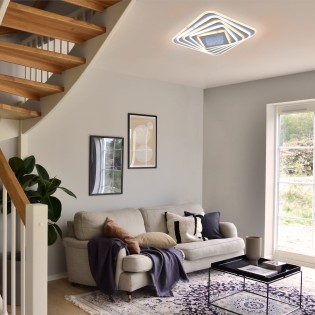 LED Ceiling Flush Light Tandy CCT Dim (135W)