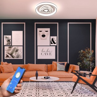 LED Ceiling Flush Light Togo CCT Dim (110W)