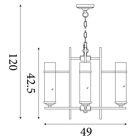 Pendant lamp Milo (4 lights)