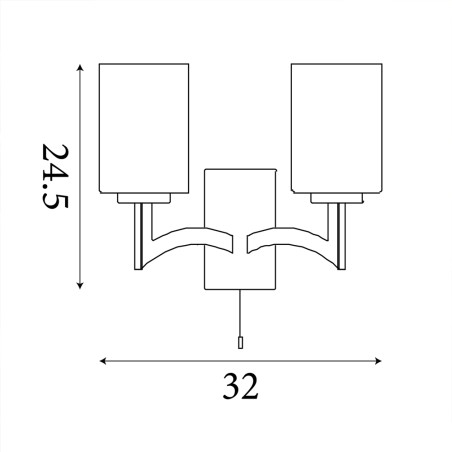 Wall light Gina (2 lights)