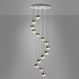 14 - lights Cluster LED Pendant lamp Sphere (50W)