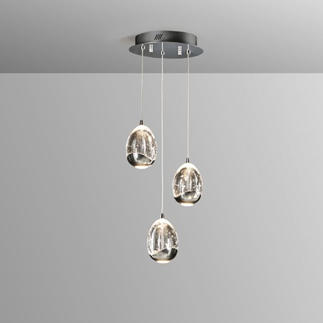 3-Light LED Cluster Pendant LED Rocio (15W)