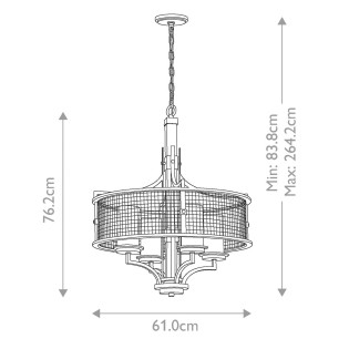 Pendant lamp Ahrendale (4 Lights)