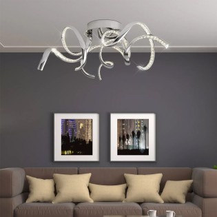 Ceiling Flush light LED Twirls (44W)
