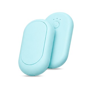 CALIENTA MANOS  MAGNETICO ABS 2000mAh*2 VERDE MINT