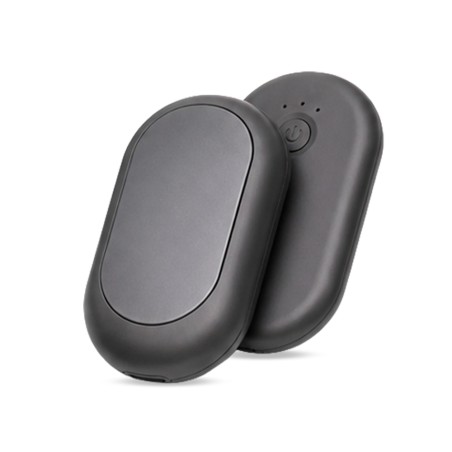 CALIENTA MANOS  MAGNETICO ABS 2000mAh*2 NEGRO