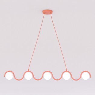 Pendant Lamp Ondessa Coral (5 lights)