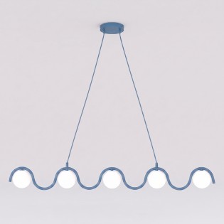 Pendant Lamp Ondessa Blue (5 lights)