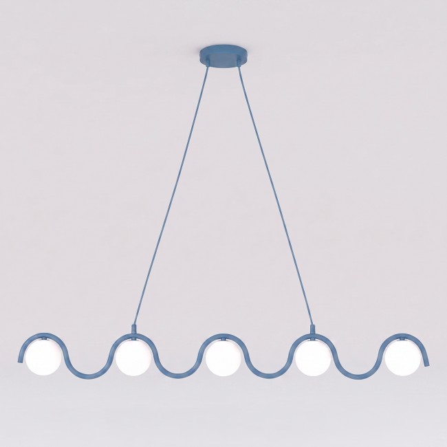 Pendant Lamp Ondessa Blue (5 lights)