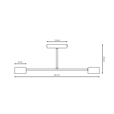 Ceiling Light Tanfa Blue (2 lights)