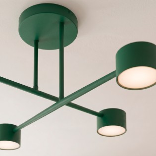 Ceiling Light Tanfa Olive Green (4 lights)
