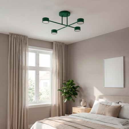 Ceiling Light Tanfa Olive Green (4 lights)