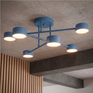 Ceiling Light Tanfa Blue (6 lights)