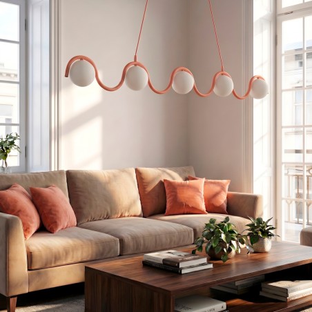 Pendant Lamp Ondessa Coral (5 lights)