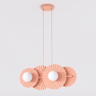 Pendant Lamp Drino Coral (4 lights)