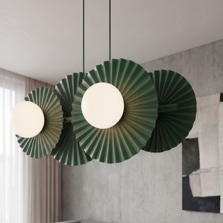 Pendant Lamp Drino Olive Green (4 lights)
