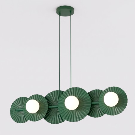 Pendant Lamp Drino Olive Green (6 lights)