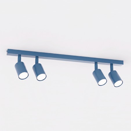 Ceiling Track Lamp Dongor Blue (4 lights)