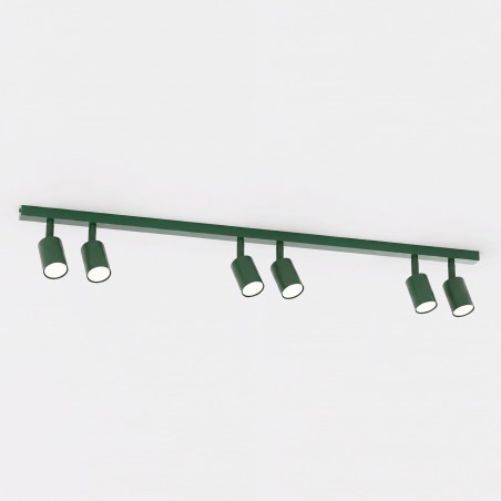 Ceiling Track Lamp Dongor Olive Green (6 lights)
