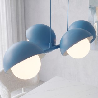 Pendant Lamp Nordessa Blue (4 lights)
