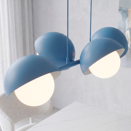 Pendant Lamp Nordessa Blue (4 lights)