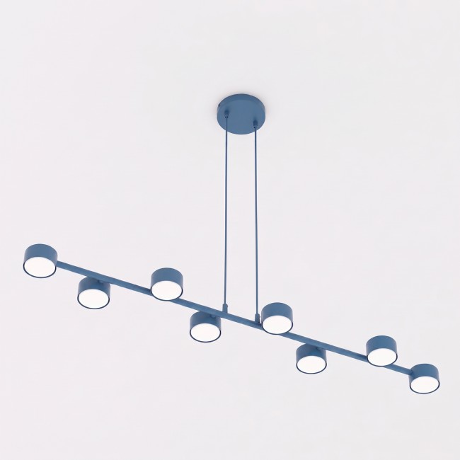 Pendant Lamp Solvi Blue (8 lights)