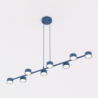 Pendant Lamp Solvi Blue (8 lights)