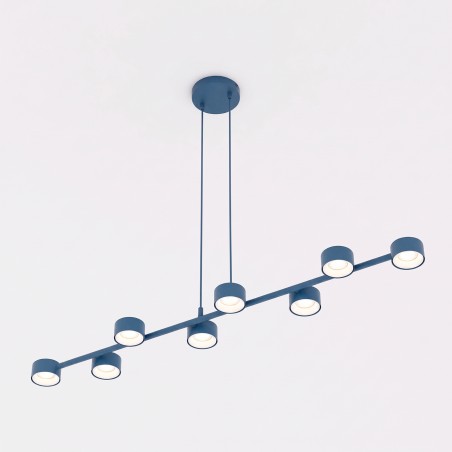 Pendant Lamp Solvi Blue (8 lights)